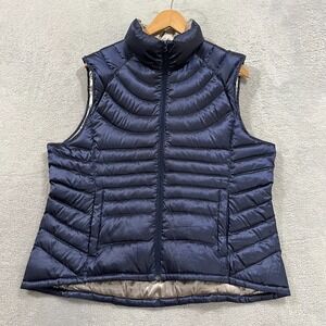 Bernardo Vest Womens XL Goose Down Puffer Vest Full Zip Lightweight Gorpcore